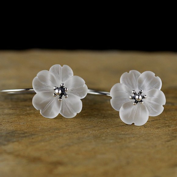 Sterling silver earrings ZBGJZB00131 - Picture 1 of 8